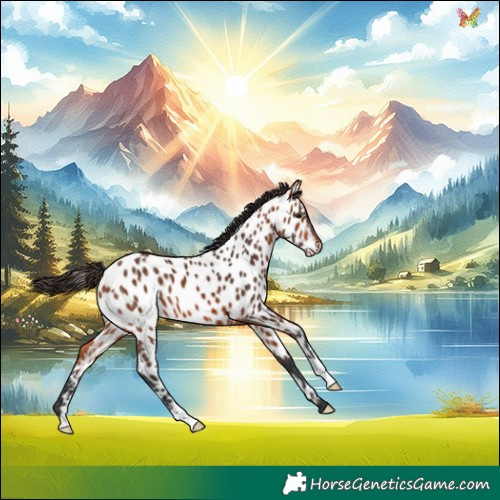 Horse Color:Bay Appaloosa 