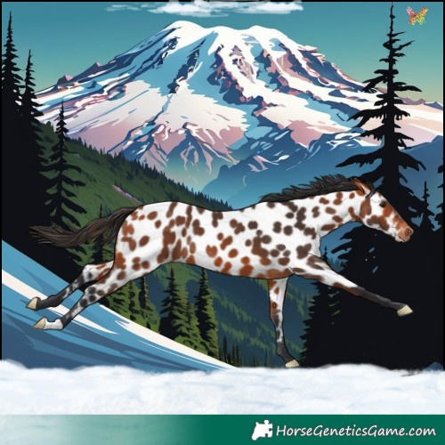 Horse Color:Bay Appaloosa 