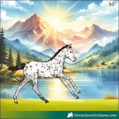 Horse Color:Bay Appaloosa 