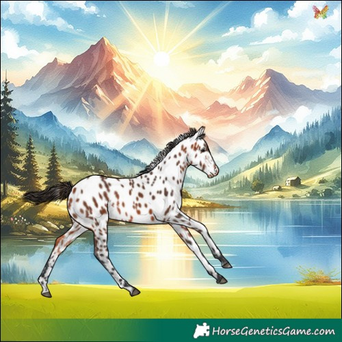 Horse Color:Bay Appaloosa 