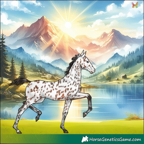 Horse Color:Bay Appaloosa 
