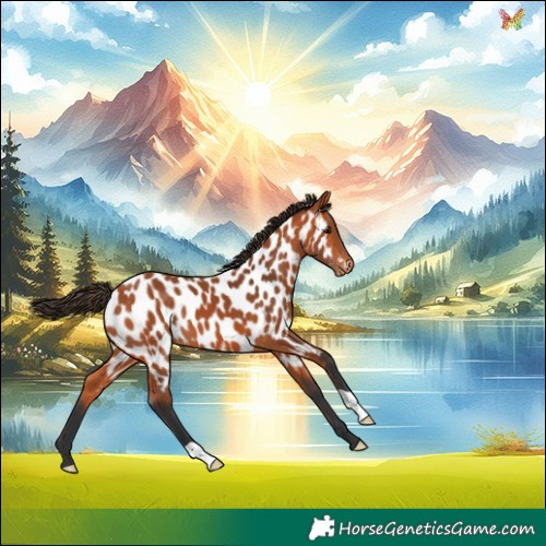 Horse Color:Bay Appaloosa 