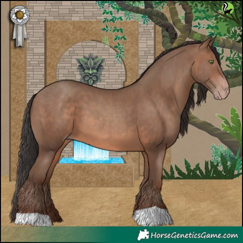 Horse Color:Sable Champagne 