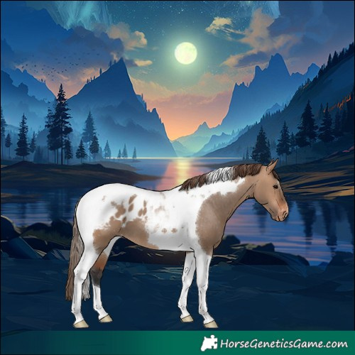 Horse Color:Bay Dun Tobiano Appaloosa 