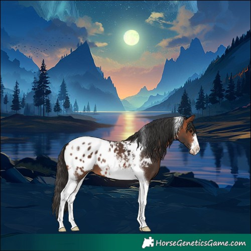 Horse Color:Bay Tobiano Appaloosa