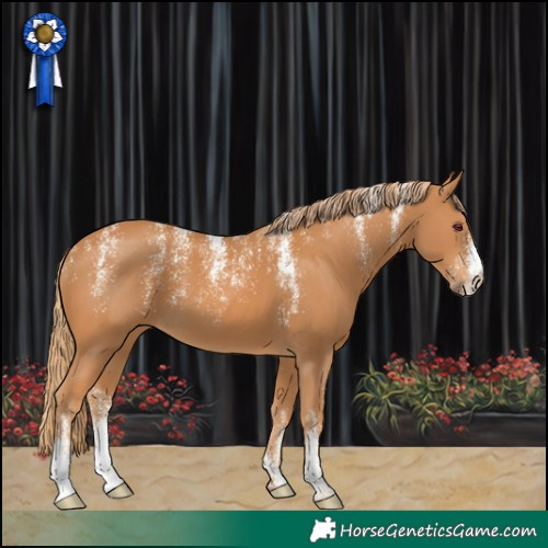 Horse Color:Powder White Chestnut 