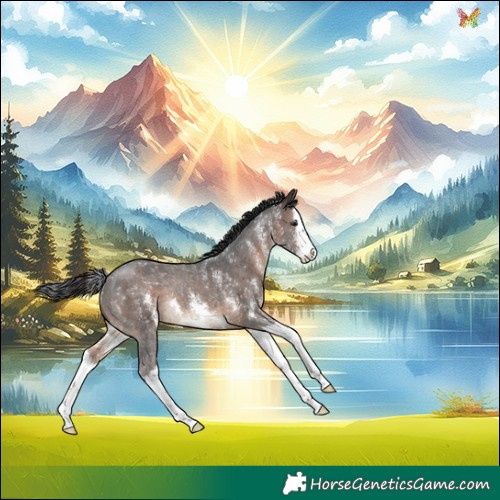 Horse Color:Brown Sabino Splash Rabicano 