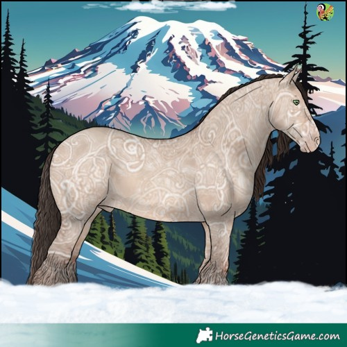 Horse Color:Sable Champagne Ice Dun