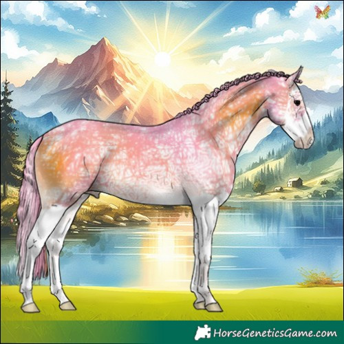 Horse Color:Watercolor Blue Onyx Ice Splash 