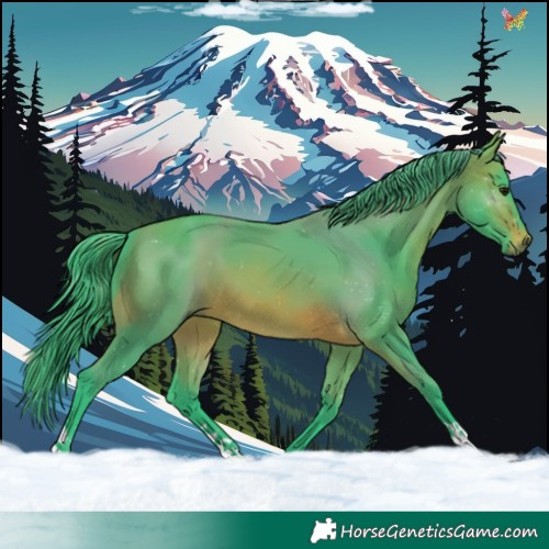 Horse Color:Watercolor Brown 