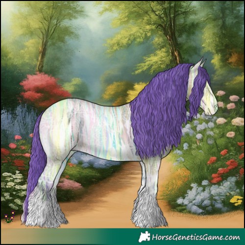Horse Color:Watercolor Bay Ice Onyx
