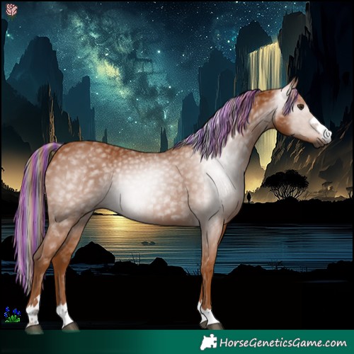 Horse Color:Gray Painted Chestnut