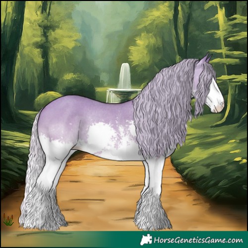 Horse Color:Silver Bay Dun Sabino Splash Rabicano 
