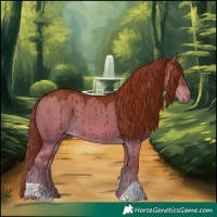 Horse Color:Red Dun Brindle 