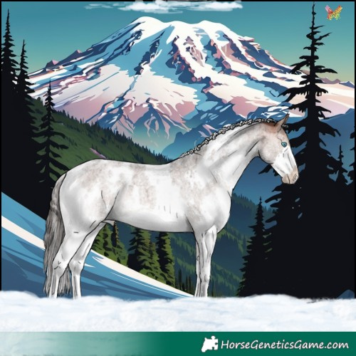Horse Color:White Spotted Bay Roan Dun Mushroom Splash Rabicano Brindle