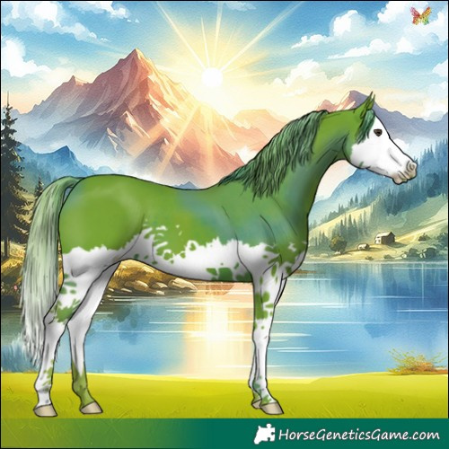 Horse Color:Watercolor Liver Chestnut Splash