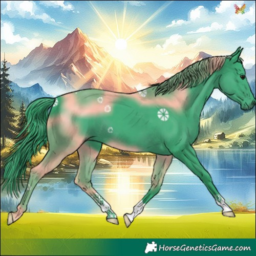 Horse Color:Watercolor Smoky Black 