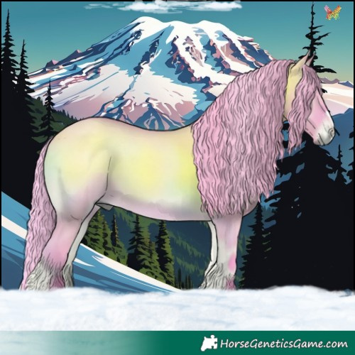 Horse Color:Watercolor Smoky Grullo Onyx