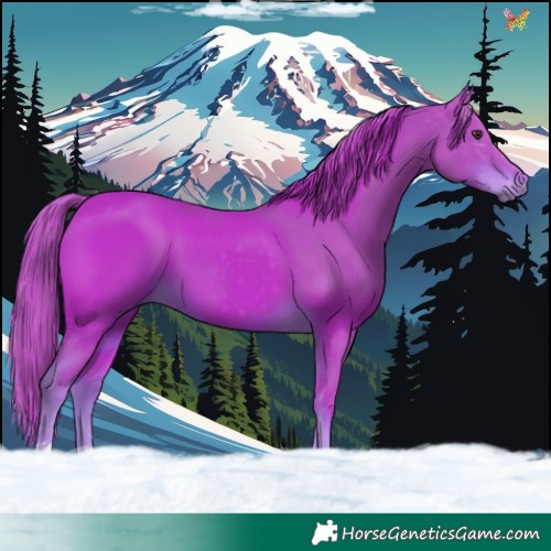 Horse Color:Watercolor Liver Chestnut