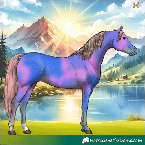 Horse Color:Watercolor Liver Chestnut 