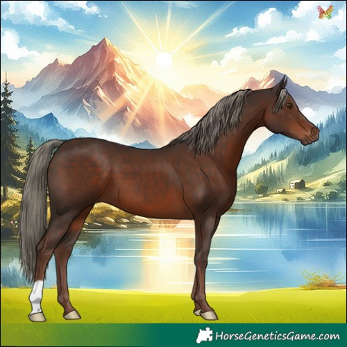 Horse Color:Liver Chestnut Mushroom 