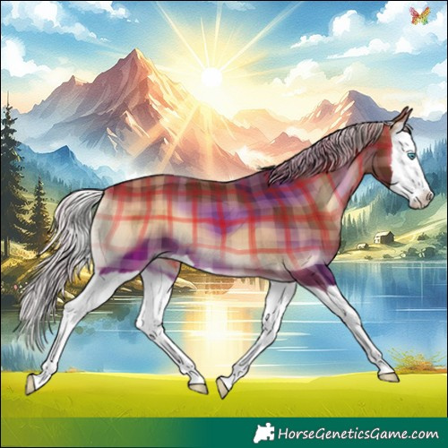 Horse Color:Plaid  Silver Bay Onyx Splash 