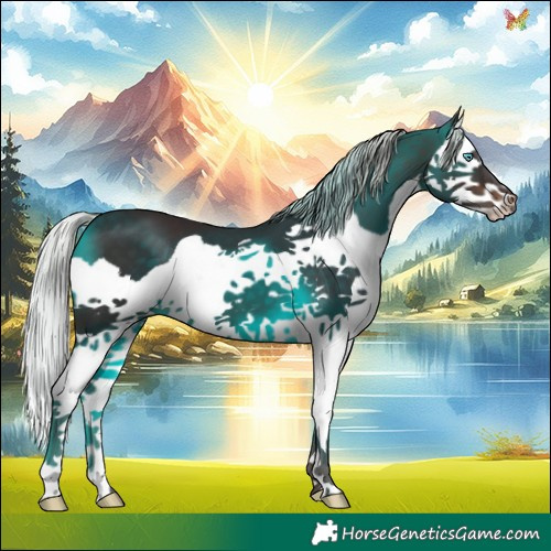 Horse Color:Silver Brown Splash