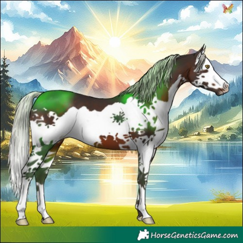 Horse Color:Silver Brown Splash 
