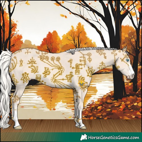 Horse Color:Cremello 