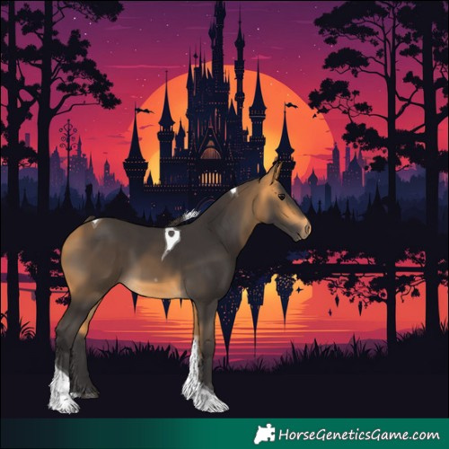 Horse Color:Buckskin Tobiano 