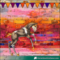 Horse Color:Classic Champagne Tobiano