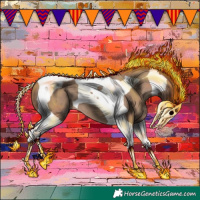 Horse Color:Classic Champagne Tobiano