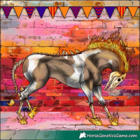 Horse Color:Classic Champagne Tobiano 