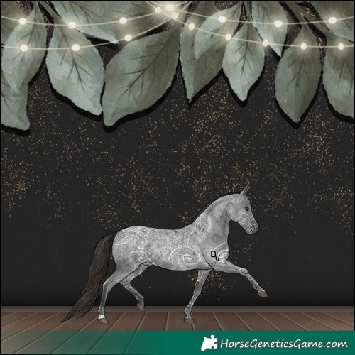 Horse Color:Liver Red Ice Roan 