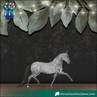 Horse Color:Liver Red Ice Roan 