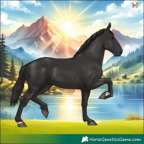 Horse Color:Smoky Black 