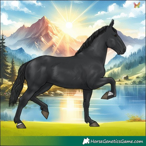 Horse Color:Black 