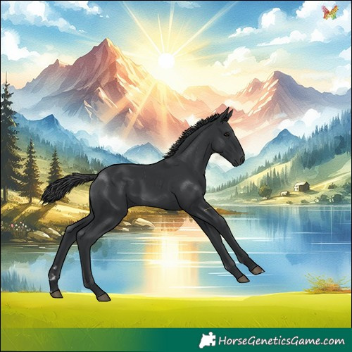 Horse Color:Black 