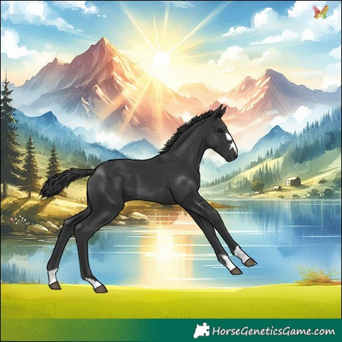 Horse Color:Black 
