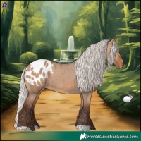 Horse Color:Silver Brown Dun Appaloosa