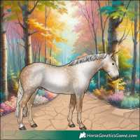 Horse Color:Gray Palomino 