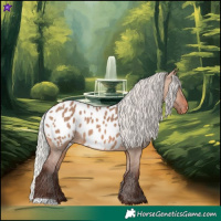 Horse Color:Silver Brown Dun Appaloosa 