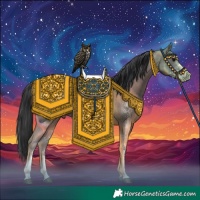 Horse Color:Black Sabino