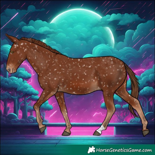 Horse Color:Chestnut Appaloosa 