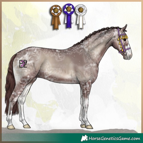 Horse Color:Chocolate Blue Onyx Ice 