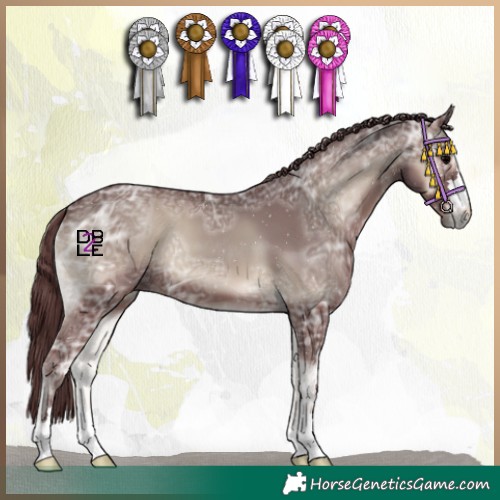 Horse Color:Chocolate Blue Onyx Ice 