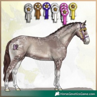 Horse Color:Chocolate Blue Onyx Ice
