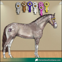 Horse Color:Chocolate Blue Onyx Ice 