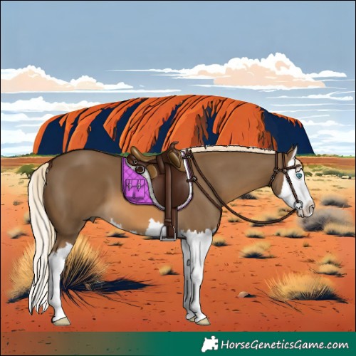 Horse Color:Chocolate Palomino Splash