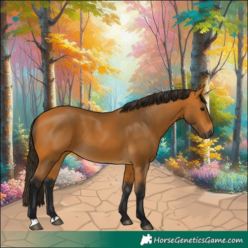 Horse Color:Gray Buckskin 